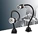 DONGXIAO Gooseneck LED Work Light With 360° Rotatation, 9W 24V Aluminum Alloy Equipment Tool Lamp Workshop Light With Fixed Base And Switch, For Industrial Lighting