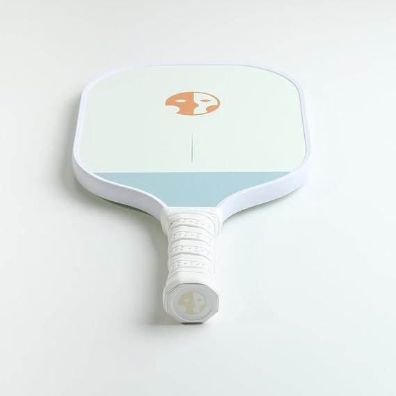 The Helios Pickleball Paddle - Misty | Particle-Printed Carbon Fiber Surface with 13mm Reactive Honeycomb Core | 8oz, Beginner to Intermediate Level Paddle for Power & Consistency | USAP Approved