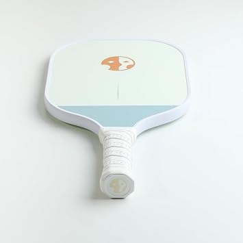 The Helios Pickleball Paddle - Misty | Particle-Printed Carbon Fiber Surface with 13mm Reactive Honeycomb Core | 8oz, Beginner to Intermediate Level Paddle for Power & Consistency | USAP Approved