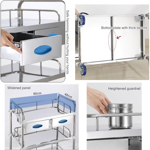 Chariot médical pour transporter vos instruments sans bruit et en sécurité - 5