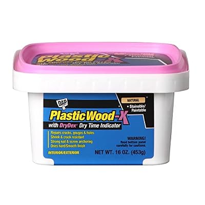DAP 542 Series 00542 Pt Natural Plastic Wood-X w/Drydex, 16 OZ