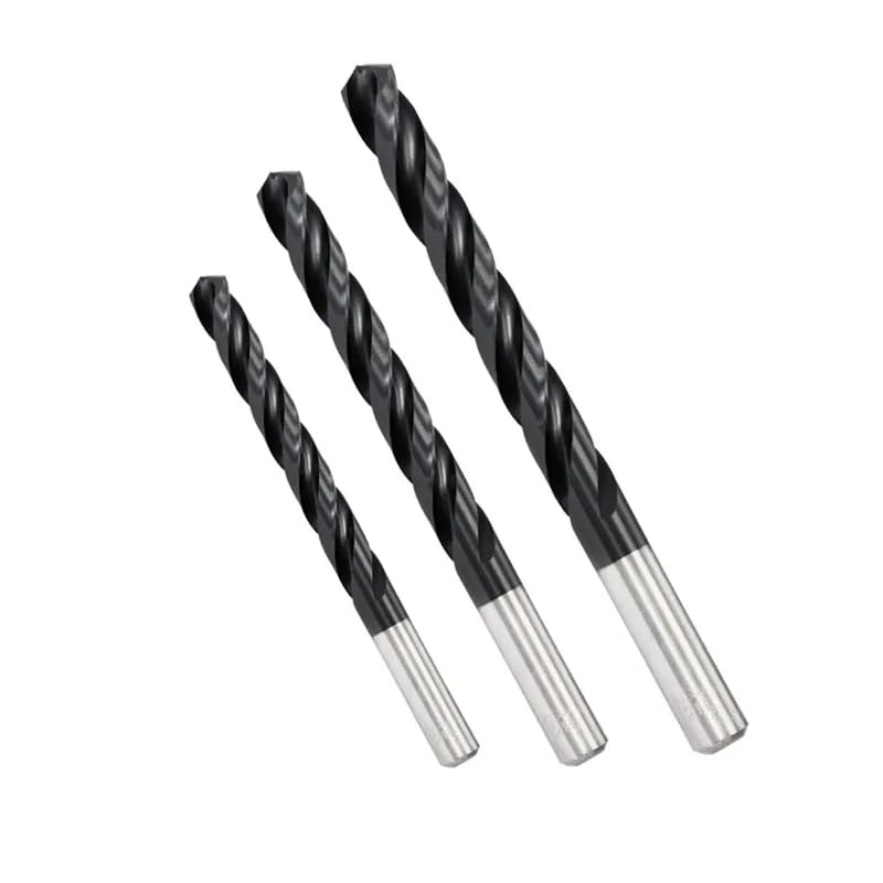 WZFCBroca M35 HSS-Co Cobalto TiAlN, 3 Flautas, Broca Helicoidal, Herramienta Perforadora De Metal Para Acero Inoxidable,8mm 10 Piezas