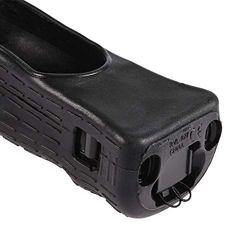 Hiraith Motion Plus MotionPlus - Funda de silicona para mando a distancia de Wii (negro)