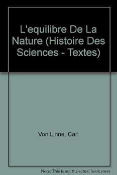 Paperback L'Equilibre de la Nature [French] Book