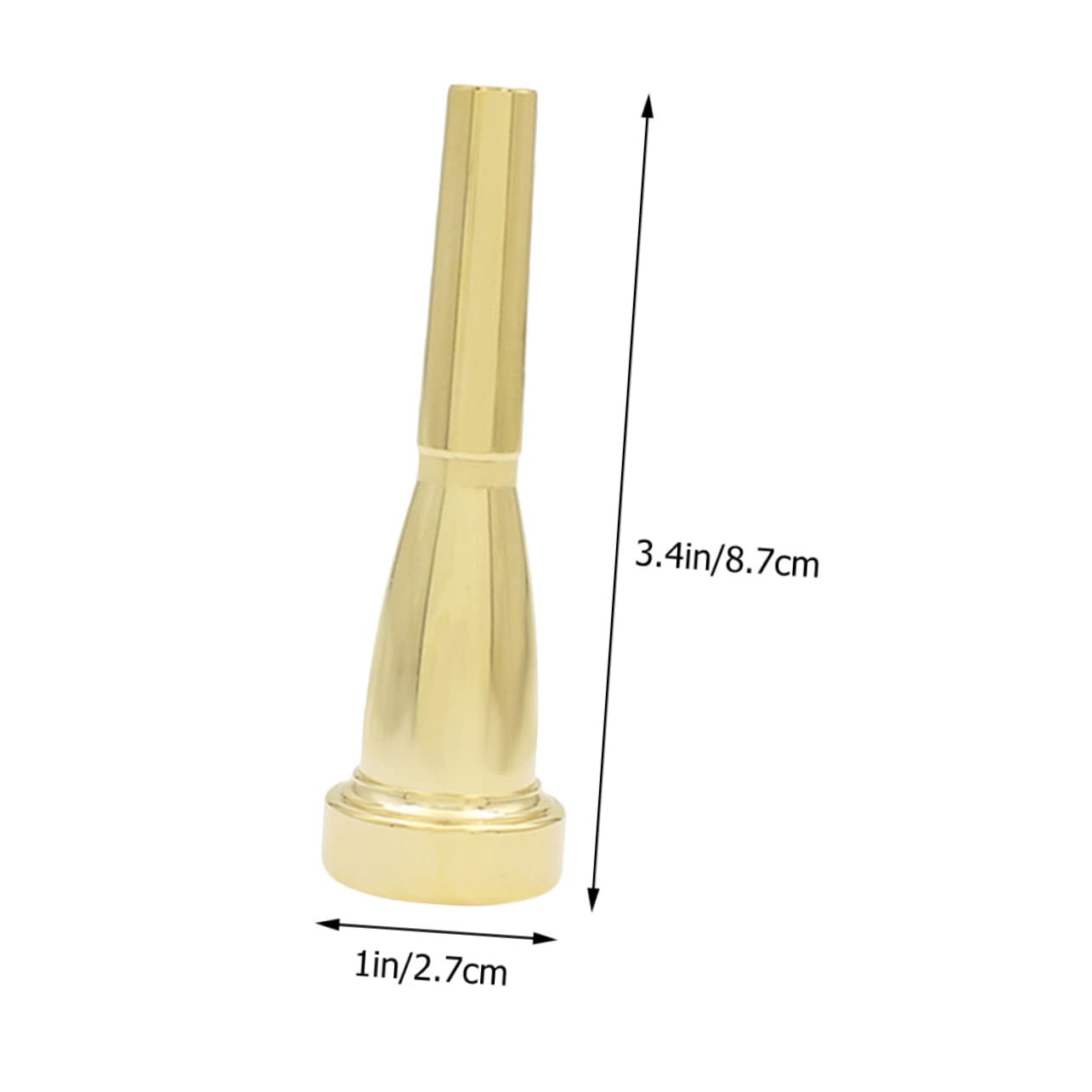 GOOHOCHY Trumpet Mouthpiece Replacement Accessory for Trumpet Player Small Size Upgrade Your Trumpet Part