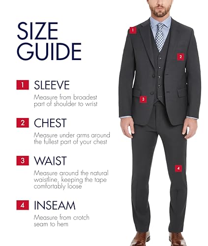 Image of Tommy Hilfiger TH Flex Modern Fit Suit Separates Jacket, Charcoal, 48 Regular