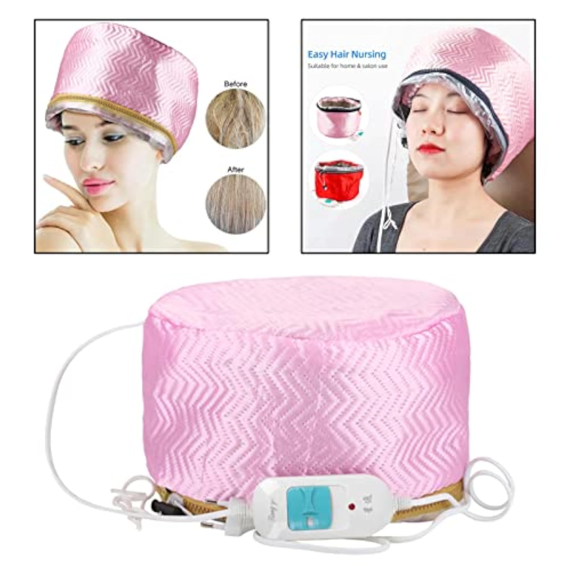 Spa Treatment Heating Head Cap Hair Steamer
