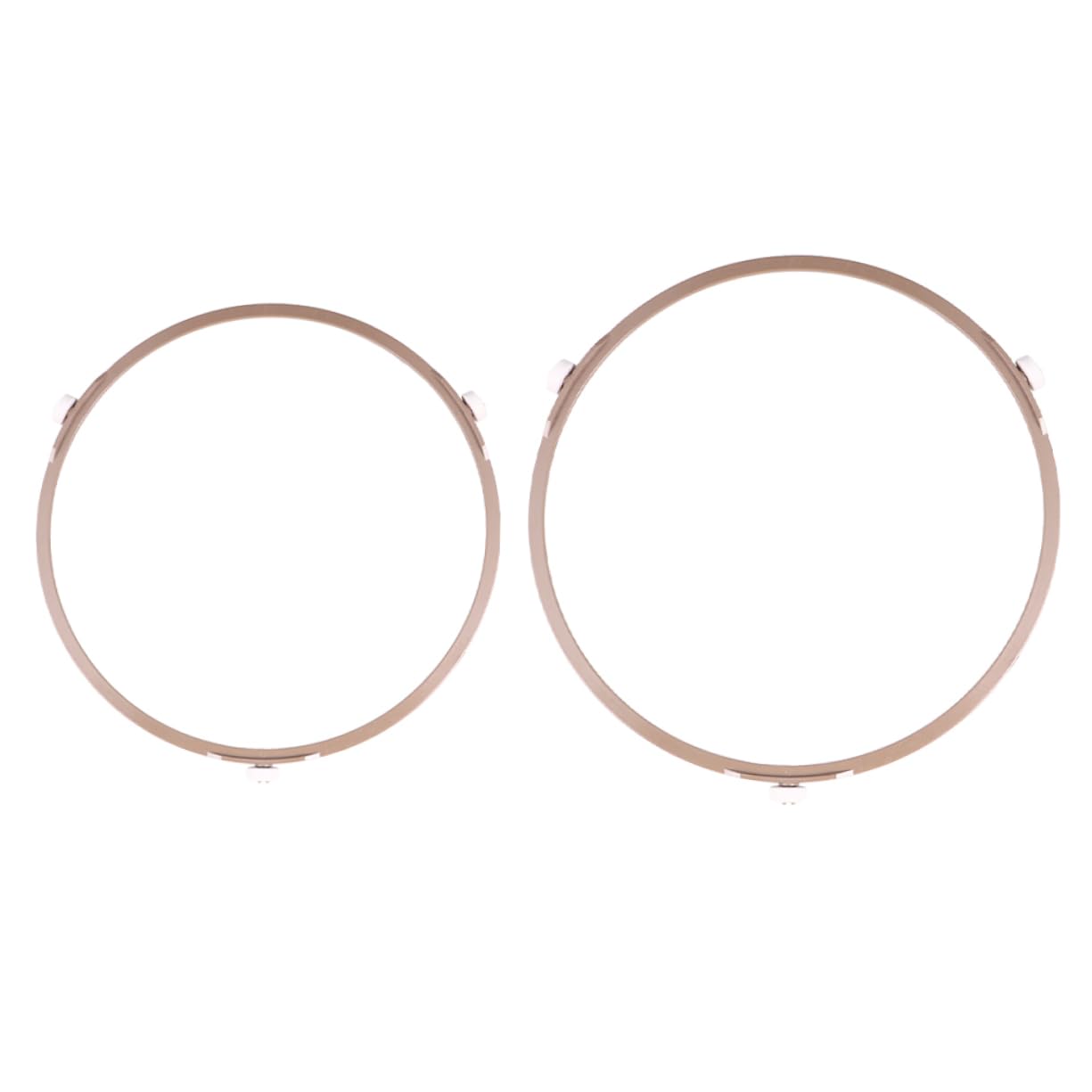 UKCOCO 2pcs Microwave Turntable Ring Microwave Plate Tray Wheel Glass Plate Support Microwave Rotary Support Microwave Rotating Ring Microwave Turntable Roller Microwave Oven Tray Plastic