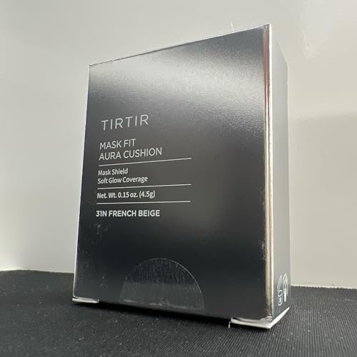 Image of TIRTIR Mask Fit Aura Cushion Foundation, Full coverage, Skin fit, Satin Glow Finish, Korean Cushion Foundation #31N FRENCH BEIGE| 4.5g
