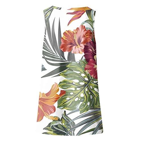 Lmzaren Women's Summer Tank Tops Comfortable Casual Loose Tops Tees Basic V Neck Shirts Printed Blouse Loose Fitting Crop Tops For Women Womens Summer Tops Sleeveless Red Sequin Tank Tops For Women #TOP2