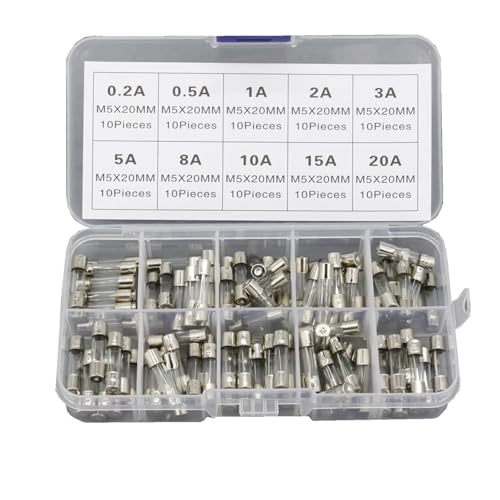 Fusibles en verre 5x20 mm rapides de 0.2A à 20A pour protéger vos circuits électriques