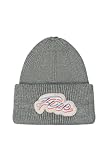  Bogner Fire + Ice Ladies Maida Grau - Warme klassische Damen Strickmütze, Größe One Size - Farbe Middle Grey