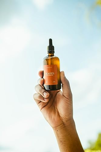 Plantmade: Roots (100ml) - Unisex, Soothing, Aloe-Infused Ayurvedic Scalp/Beard Oil Serum For Itchiness, Irritatation and Dandruff with Ashwaghanda, Neem, Eucalyptus, Tea Tree (Handmade in the UK) - Image 3