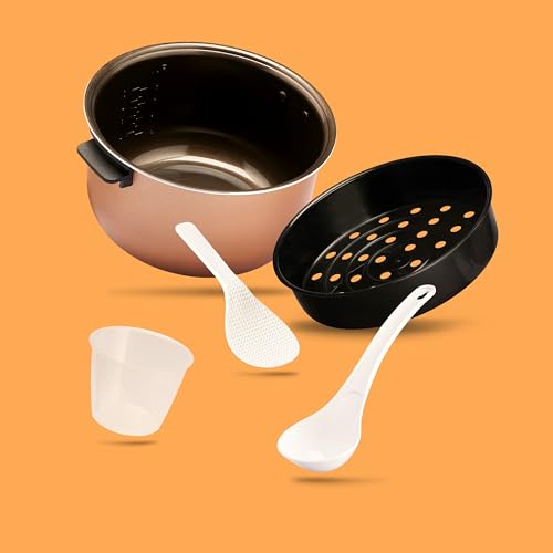 Reishunger Digital Rice Cooker and Steamer (1.5 litres for 8 people) - white - with Keep Warm Function & Timer - Incl. Premium Inner Pot - Multi Cooker with 12 Programmes & 7-Phase Technology - Image 10