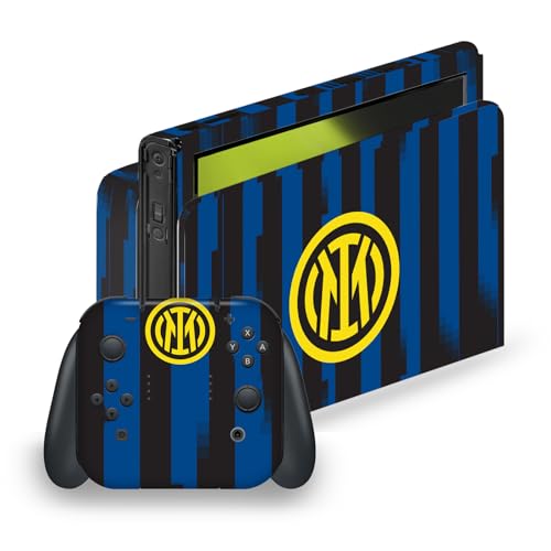 Autocollant Switch OLED Inter Milan - Habillage vinyle pour jouer aux couleurs de votre club