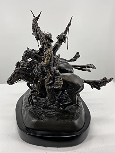 Estatua Mediana en Bronce Frederic Remington miniatura 2
