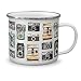 Molly & Rex 38753 Retrospect, One Enamel Mug