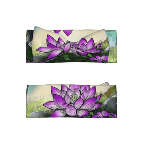 Comic like lotus flower Baby Headbands Soft Nylon Hairbands with Stretchy Bows Girls Hair Accessories for Newborn Infant Toddler Kids2
