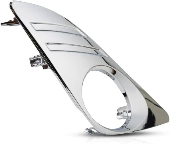 For Toyota Camry 2012 2013 2014 Fog Light Cover Passenger Side | Chrome | For Models With Fog Light | XLE | Replacement For TO1039148 | 5212706310