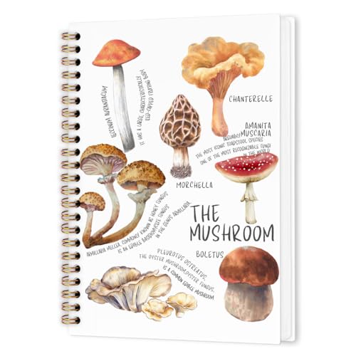 Carnet de notes champignons pour vos balades en forêt et bureau