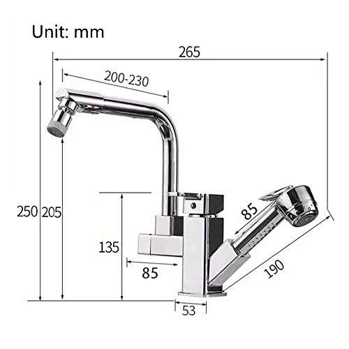 Robinet spray FBSHAD pour éliminer les éclaboussures et nettoyer l'évier facilement - 2