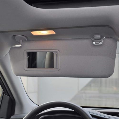image for Dasbecan Front Left Driver Side Sun Visor with Light Compatible with T