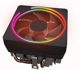 for AMD Wraith Prism LED RGB Cooler Fan from Ryzen 7 2700X Processor AM4/AM2/AM3/AM3+ 4-Pin Contact Heat Sink w/Bracket,Socket Retention Mounting Bracket for Hook-Type Air-Cooled w/Thermal Paste