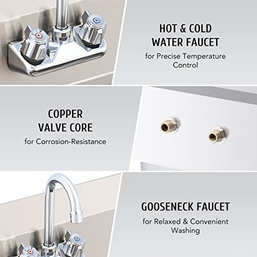 Commercial Stainless Prep Sink Table