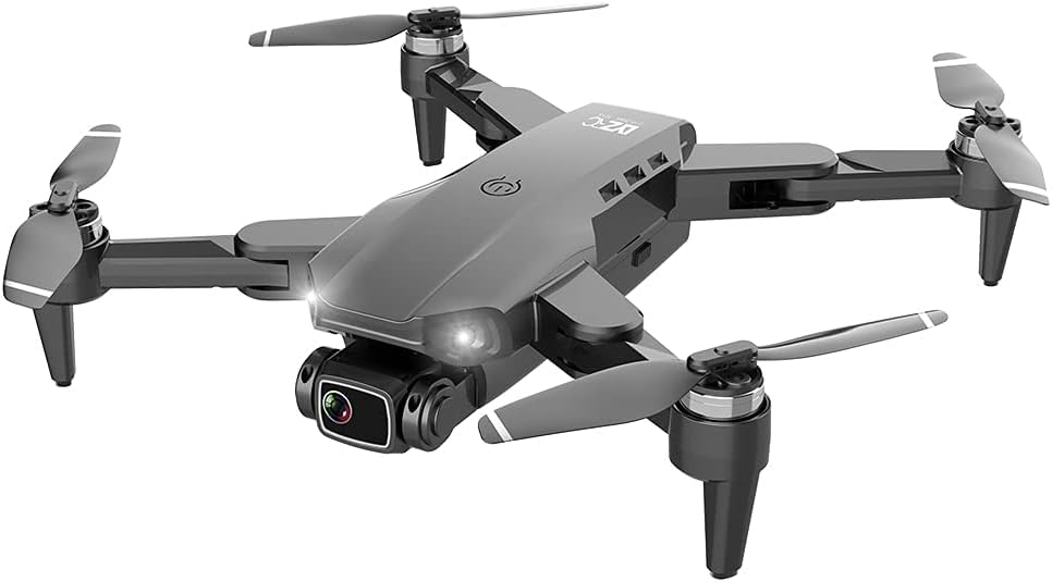 Drone com Camera 4k L900 Pro Max Full HD Duas Cameras GPS WIFI FPV Transmissão em Tempo Real Brushless 1,2km Profissional - Preto 1 Bateria + Maleta