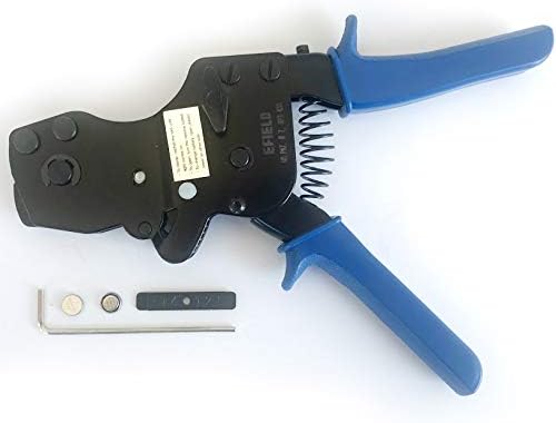 EFIELDPEX RACHET CINCH CLAMP TOOL FOR STAINLESS STEEL RINGS FROM SIZE 3/8"-1" MEET ASTM2098