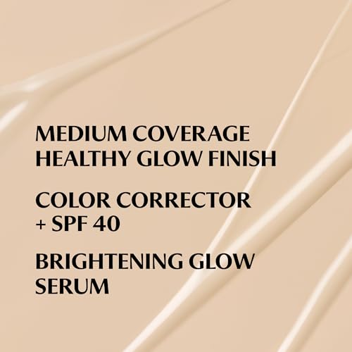 Image of IT Cosmetics CC+ Nude Glow SPF 40 - Medium Coverage Foundation, 2% Niacinamide + Hyaluronic Acid Brightening Glow Serum, Lightweight Up to 24H Hydration, Normal to Dry & Mature Skin - 1.08 fl oz
