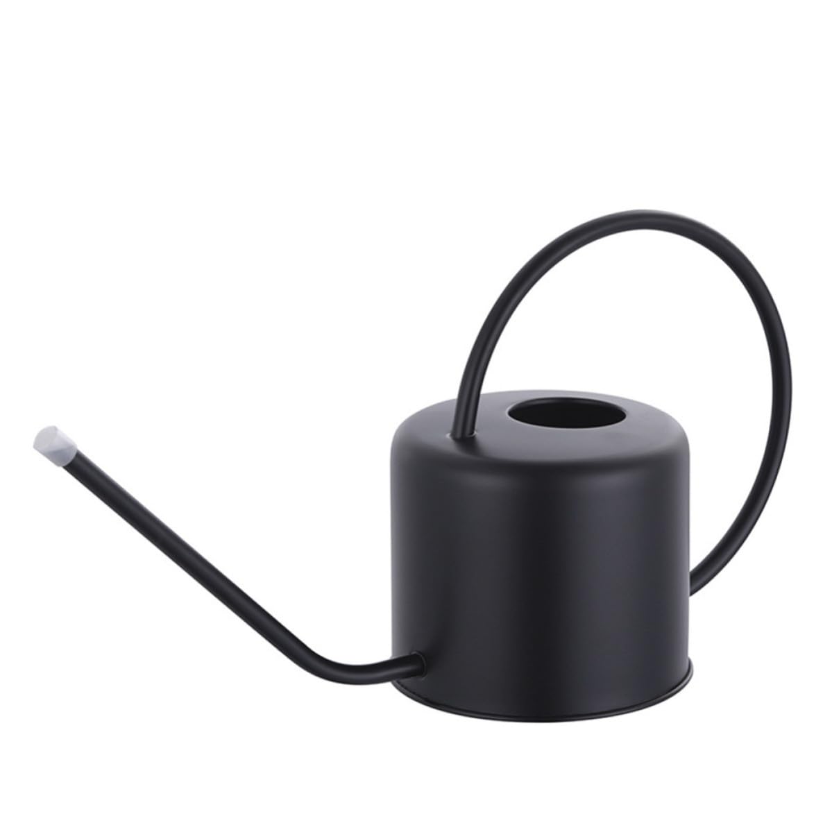 Regadera de Acero Inoxidable 1, 3 L Negra Boquilla Larga