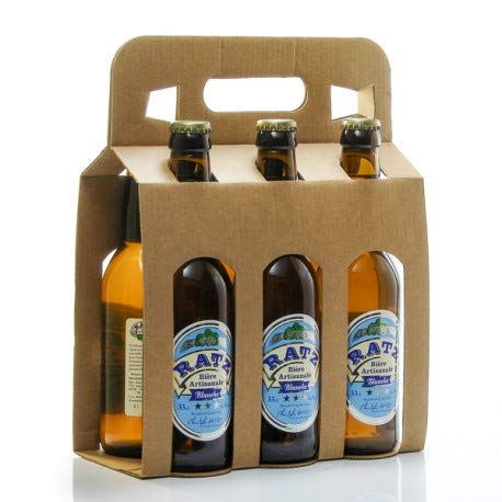 Pack de 6 bières blanches artisanales du Quercy Brasserie Ratz 6 x 33cl soit 198cl Cover