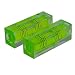 The Yan He Mini Level Bubble Small Horizontal Bubble Three Line Horizontal Pearl Level Magnetometer (52 * 18 * 15mm green)2PCS