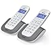 Produktbild Profoon 2X Schnurlostelefon Großtasten Telefon Anrufbeantworter Mobilteil