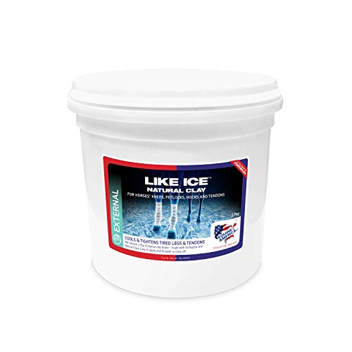 Like Ice Equine America 2.7 kg Crema tópica para aliviar la sobrecarga de Las extremidades del Caballo