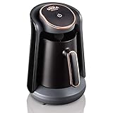 Arzum Okka Minio OK004 Kaffeemaschine Türkische Kaffeemaschine, Kaffeekanne mit Überlaufschutzsystem, 1-4 Tassen (300ml.) 480W - (preisgekröntes Design) (Kupfer)