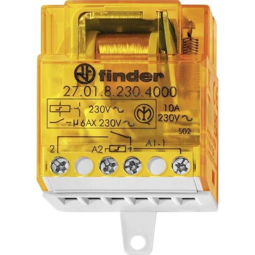 Interruptor de sobrecorriente Finder contra fallos de carga en líneas de 10A y 230V