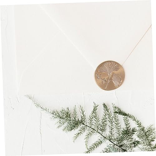Cachet cire vintage laiton ginkgo outil de scellage pour invitations diy