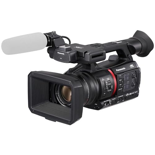 Image of Panasonic AG-CX350 4K Camcorder + 2PC 64 GB Memory + Handle Unit + Extra Battery + LED Light + Filters + Tripod + More (27pc Bundle)