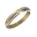 JewelsForum Bague En Argent Sterling Plaqué Or 14 Carats 0,20 Cts Simulé Bague D'Anniversaire De Mariage De Diamant Solitaire Usure Quotidienne Bijoux Confort Fit 3 Mm De Largeur