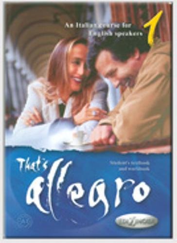 Allegro: That's allegro 1. Student's textbook and workbook + CD-audio