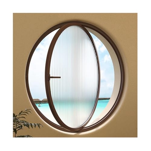 LVLDAWA Aluminum Alloy White House Window, Flush Mount 90&deg; Rotating Hopper Window, Indoor Mobile...