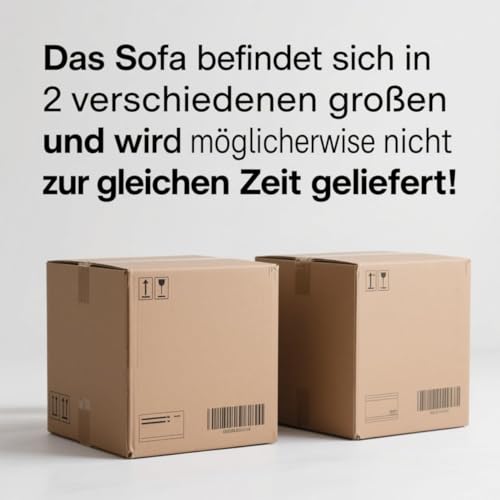 JIEXI Sofa 3 Sitzer Schlafsofa mit Schlaffunktion, Klappsofa Sofa 3 Sitzer, Schlafsofa 190x75cm, Bequemes Geeignet Für Wohnzimmer, Zimmer, Schlafzimmer (Dunkel Grau) – Bild 6