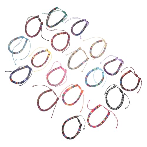 Pulseras bohemias COLLBATH: 18 brazaletes de cuerda ajustables para un look de playa de verano
