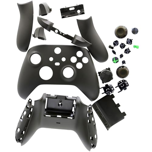 Image of Deal4GO Housing Shell kit w /Buttons Trigger Bumper Full Complete Repair Replacement for Xbox Series X & S Wireless Controller 1914 (Green Camo)