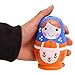 Monnmo 5Pcs Handmade Wooden Russian Nesting Dolls Matryoshka Dolls - Stacking Doll Set of 5 from 4.3