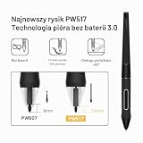 HUION Kamvas 16 2021 Tablet graficzny z ekranem HD 15,6" monitor z rysikiem pasywnym, 10 klawiszy skrótu, kompatybilny z Androidem, idealny do telepracy i szkolenia online
