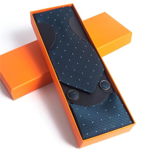 Corbata formal azul para hombre miniatura 1