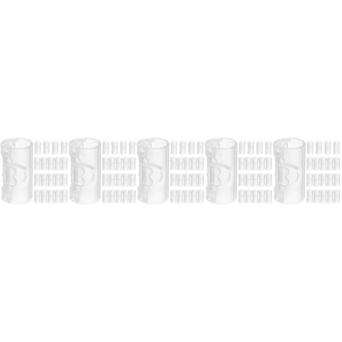 Cabilock 5 Sätze Blatthalter Feste Verschlüsse Für Hotels Bettsackfixierer Spannbettlaken Halter Spannbetttuch Halter Bettbezug Bettlaken-Clip Sofamatten-Clips Abs Transparent 20 Stück * 5